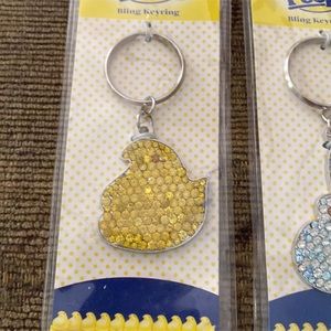 Peeps Bling Keyring Yellow Chick NIP